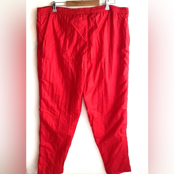 (B38) Vintage Womens Lavon Large Red Zip Up Windbreaker Jacket 90’s, NWT - Picture 12 of 15